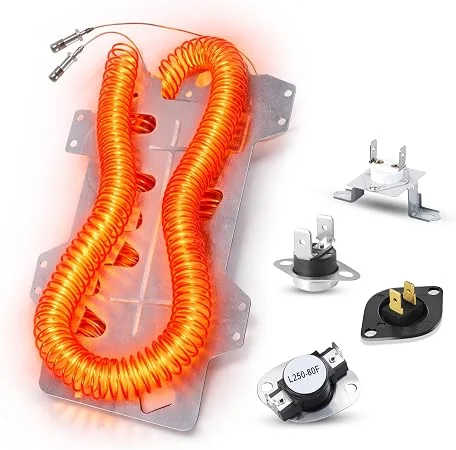 Dryer Heating Element Thermostat for Samsung DVE50M7450W/A3 DV393ETPAWR/A1 | DV42H5000EW/A3, DV48H7400EW/A2, DV363EWBEUF/A1, DV42H5200EW/A3, DV448AEW/XAA, DV361EWBEWR/A3, DV42H5200EF/A3, DV419AEW/XAA