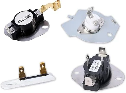 3977767 3387134 3392519 Dryer Thermostat Fuse Kits for Whirlpool WED4815EW1 | 3977767, 3387134, 3392519, 279816, WED4815EW1, WED5000DW2, WED6200SW1, WED6600VW0, WED6600WL0, WED7000DW2, WED7300DC2
