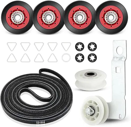 Dryer Maintenance Kit For Maytag MEDE500VW1 MEDC215EW1 MEDB835DW3 | WED9150WW1, 9050XW1, WGD9200SQ0, WGD8600YW1, GEW9250PW1, WED9400SW2, WED9200SQ0, MDG17CSAWW1, MDG17CSAWW2, MDG17CSBGW0