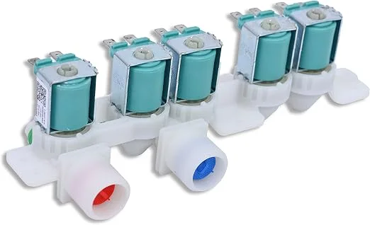 Washer Water Inlet Valve Replaces DC97-15459G For Samsung WA456DRHDSU/AA WA456DRHDWR/AA WA45K7600AW/A2 WA45K7600AW/AA WA48J7770AP/A2 WA50F9A7DSW/A2 WA52J8700AP/A2 WA50M7450AW/A4 WA52M7750AW/A4